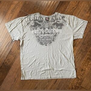 Harley Davidson T-Shirt Western Reserve-Mentor, Ohio Size 3XL Gray